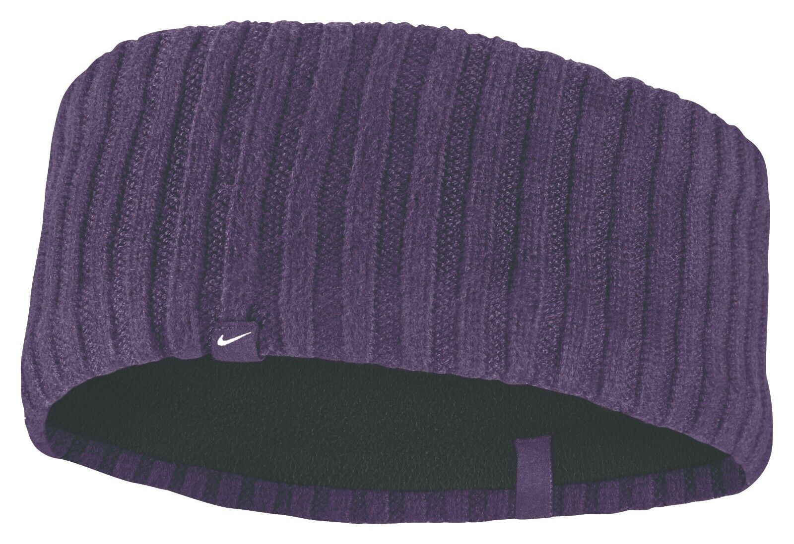 Nike Fascia Frontale Warm Knit Headband Capelli Running Freetime Coste Purple