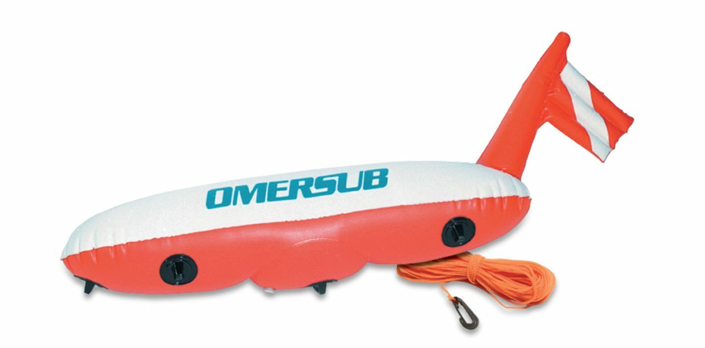 BOA SUB OMER LEGGERA TORPEDO CON SAGOLA PESCA APNEA SEGNA SUBACQUEA SEGNALAZIONE