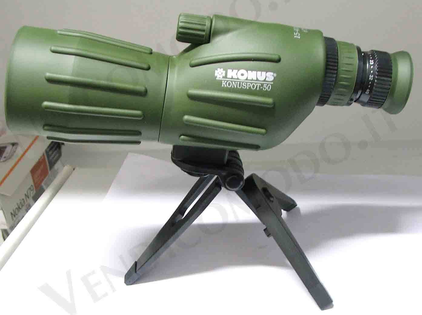 Cannocchiale Konuspot 50 KONUS 15-40x50 zoom treppiede 7124 binocolo puntatore