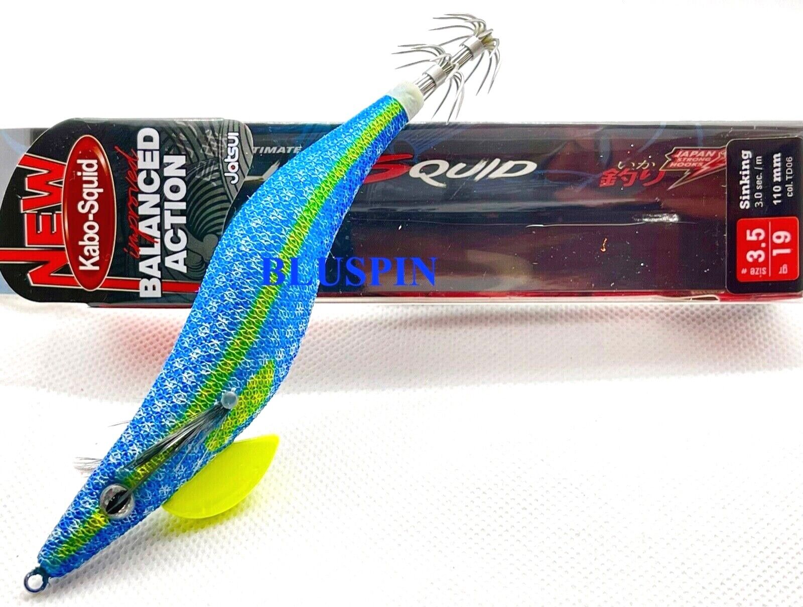 NEW SEPPIARA JATSUI KABO KILLER  SQUID BALANCED ACTION JIG EGI 3.5 19g COL: TD02