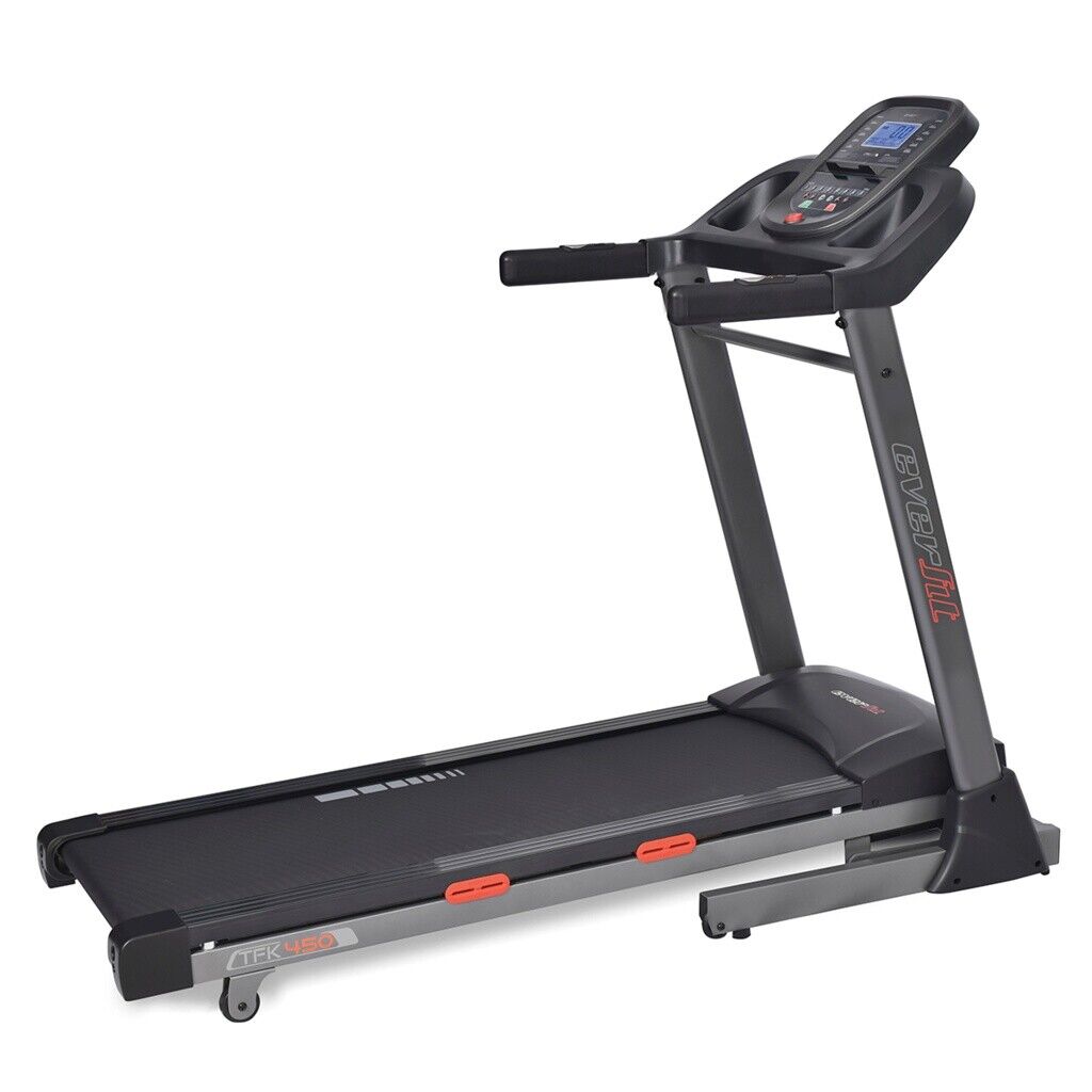 Tapis Roulant Elettrico Everfit TFK 450 Motore 2 CHP 16Km/h Richiudibile