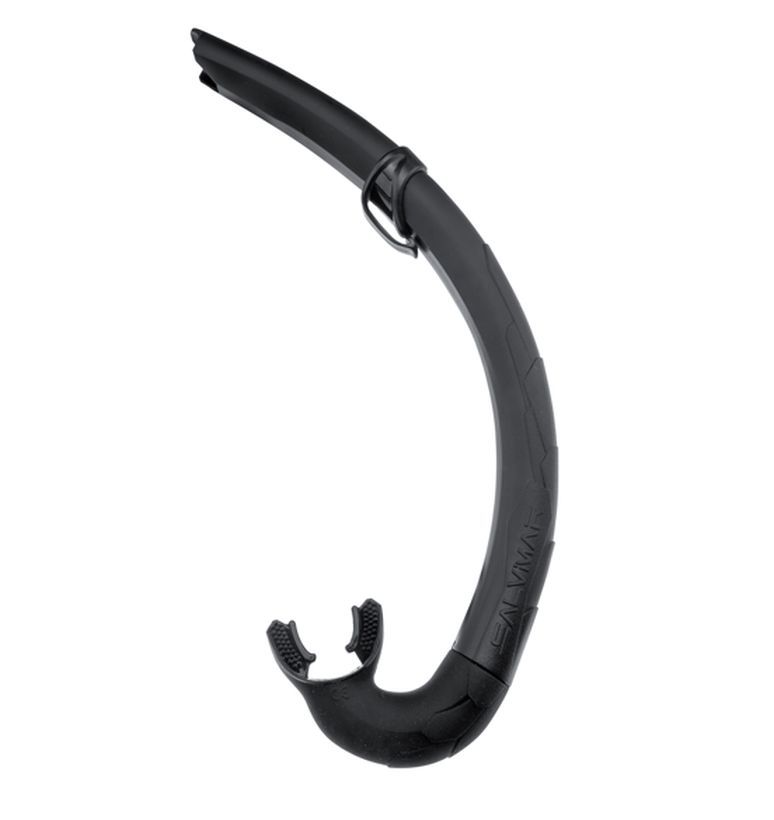 BOCCAGLIO SUB BITE AIR SALVIMAR BLACK TUBO AERATORE SILICONE APNEA SUBACQUEA