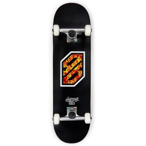 Skateboard Ghettoblaster per iniziare Flame White 8.25"
