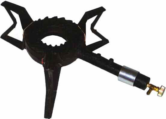 Providus+ Fornellone a Gas GPL 54x32 cm Bruciatore in Ghisa 3 piedi F0003