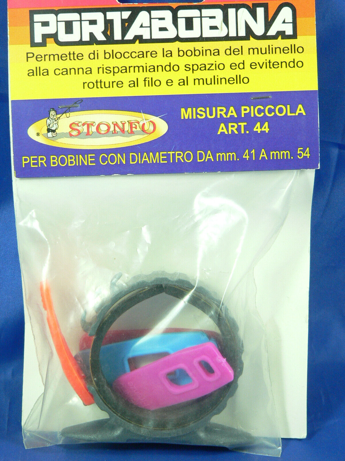 Portabobina stonfo per canna da pesca diametro da 41 a 56mm art.44