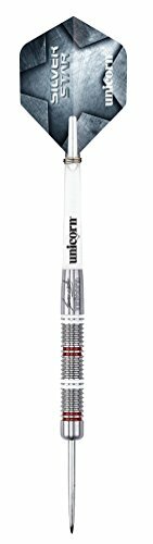 Unicorn Silver Star 80% Tungsten James Wade, Freccette Uomo, 24 g (K9J)