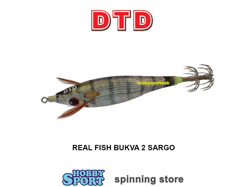 TOTANARA DTD SIZE 2,0 REAL FISH BUKVA COL. SO SARGO 10803 SQUID JIG PER CALAMARO