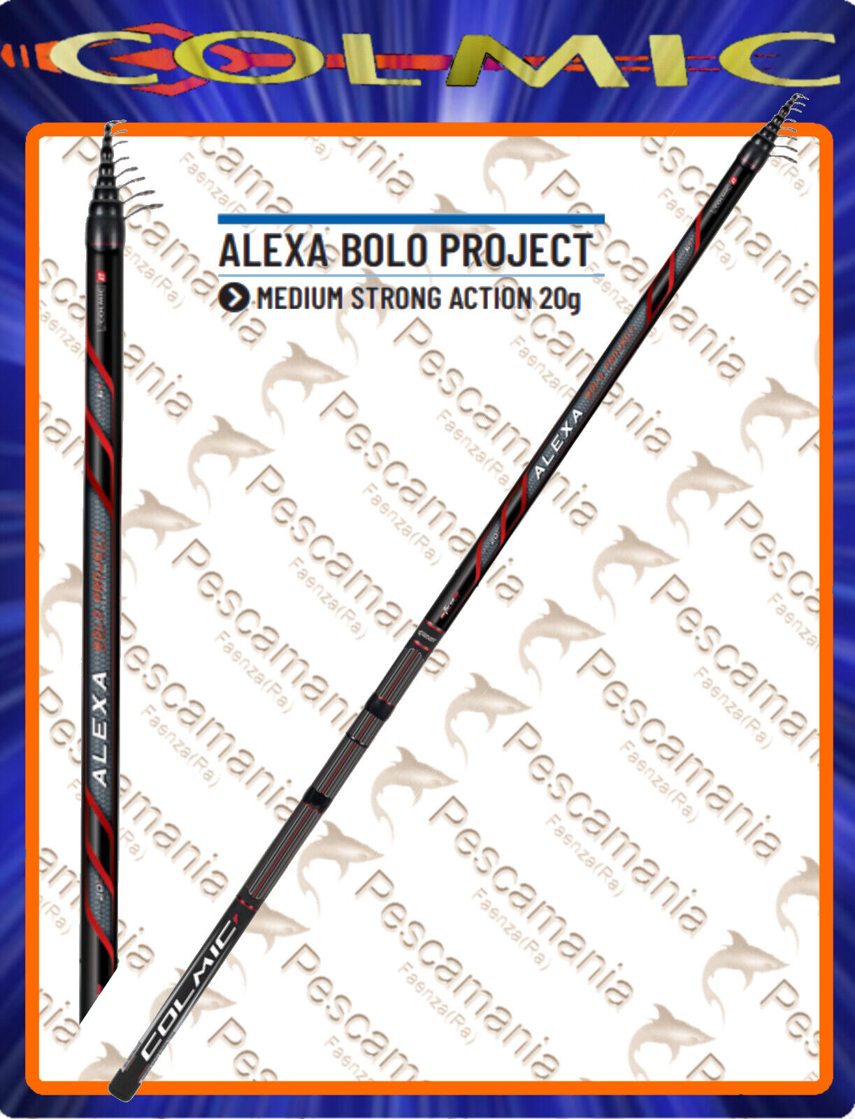 Canna Colmic ALEXA BOLO PROJECT gr 20 mt 6.00 passata bolognese