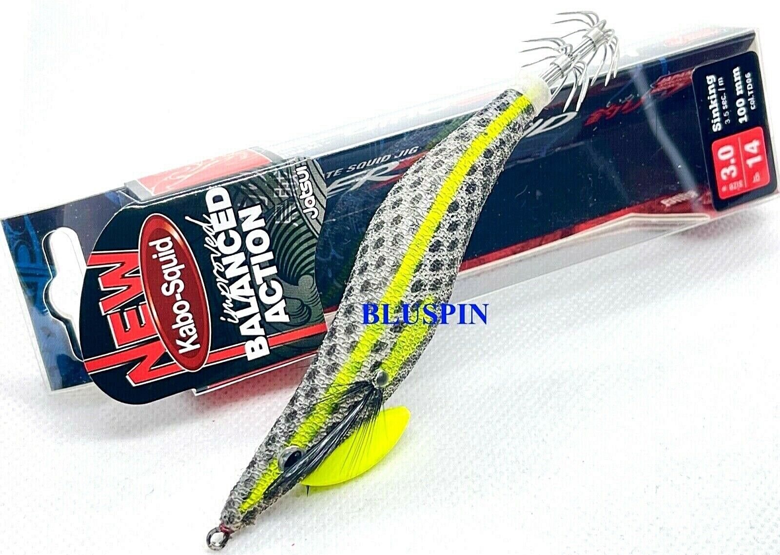 NEW SEPPIARA JATSUI KABO KILLER  SQUID BALANCED ACTION JIG EGI 3.0 14g COL: TD06