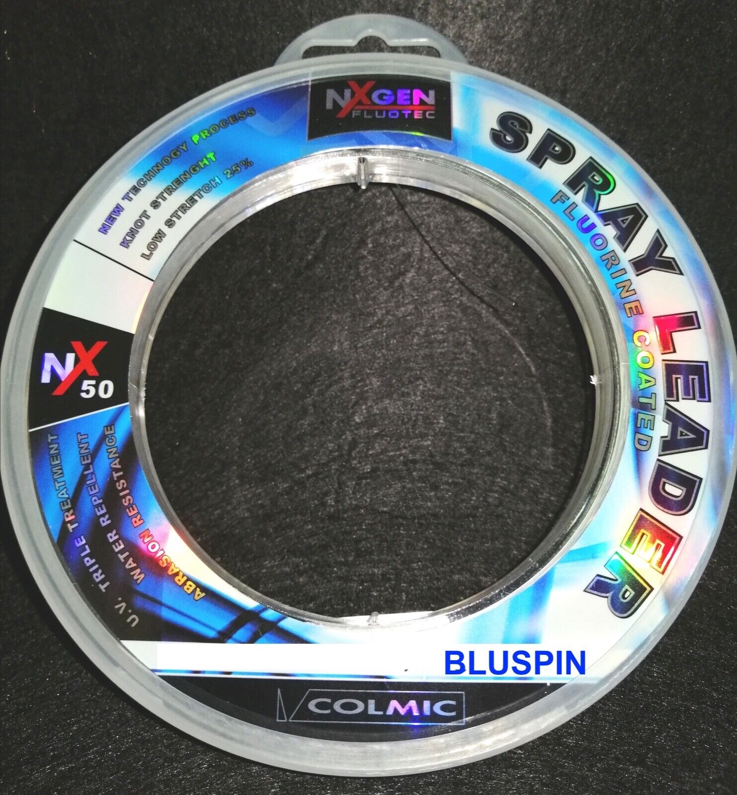 COLMIC SPRAY LEADER FLUORINE COATED FISHING LINE 50m 0.450mm ~ 34lbs