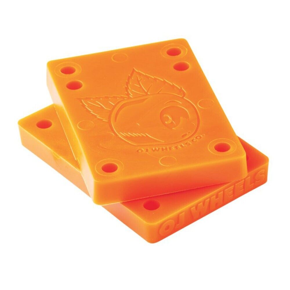 Riser Pads OJ Wheels Juice Cubes Orange 3/8'' - Accessori Skateboard