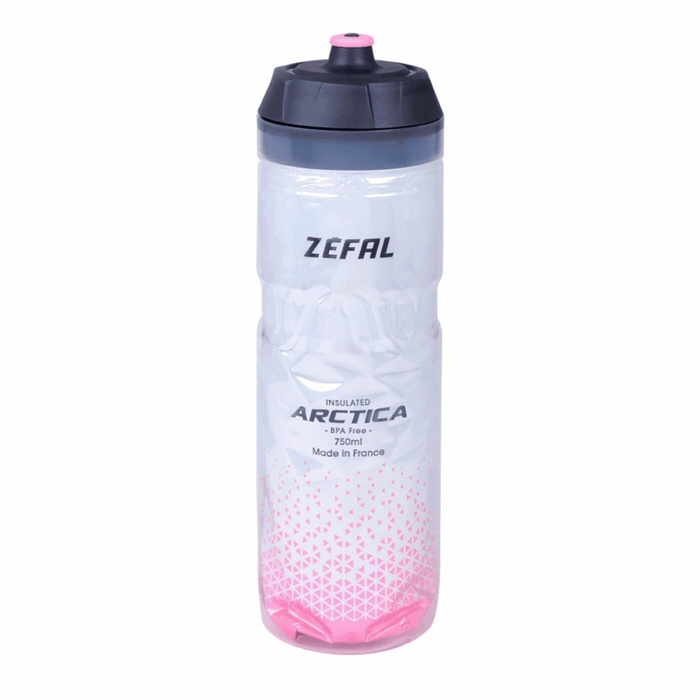 Borraccia termica arctica 75 grigio-rosa 750ml Zefal Bici