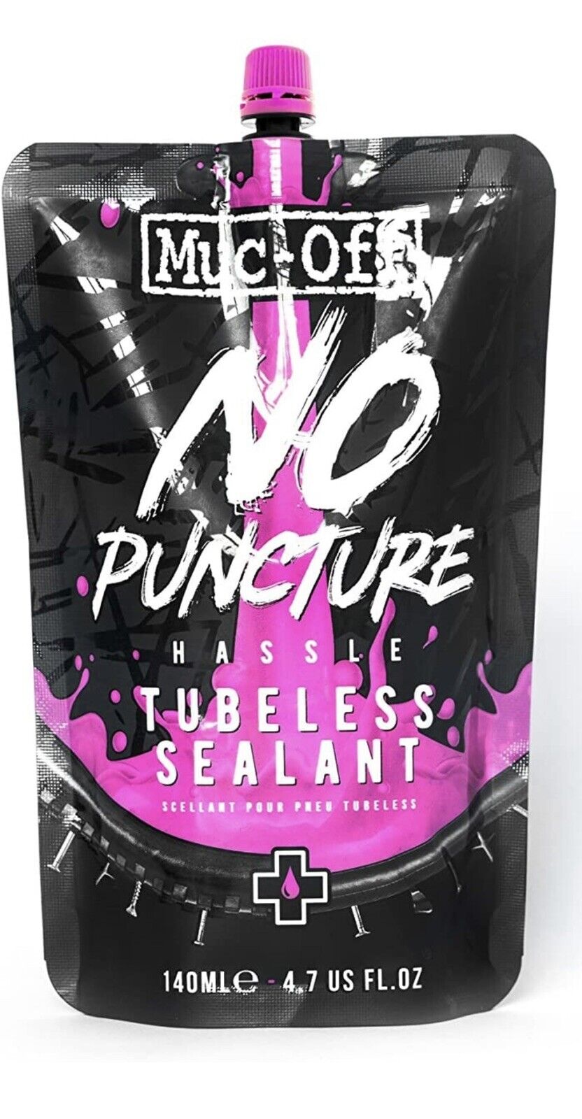 MUC-OFF Sigillante NO PUNCTURE 140ml