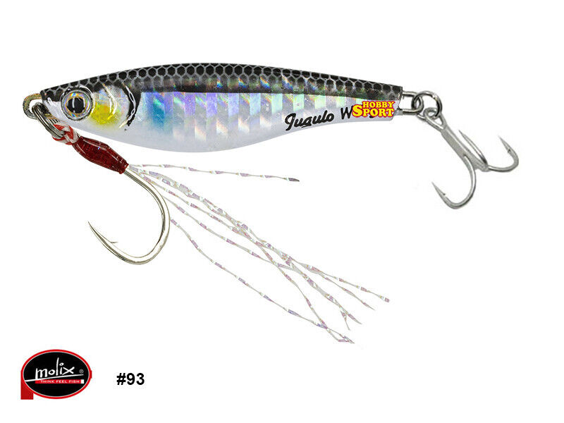 JUGULO WIDE CASTING  5 GR  COL. 93 MX HOLO SHAD  MOLIX  SPINNING MARE LAGO FIUME