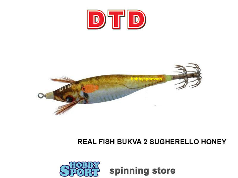 TOTANARA DTD SIZE 2,0 REAL FISH BUKVA COL. SUGARELLO HONEY SQUID JIG CALAMARO