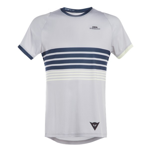 Dainese Maglia AWA TEE 1 VAPOR BLUE/BLACK IRIS/TENDER YELLOW S