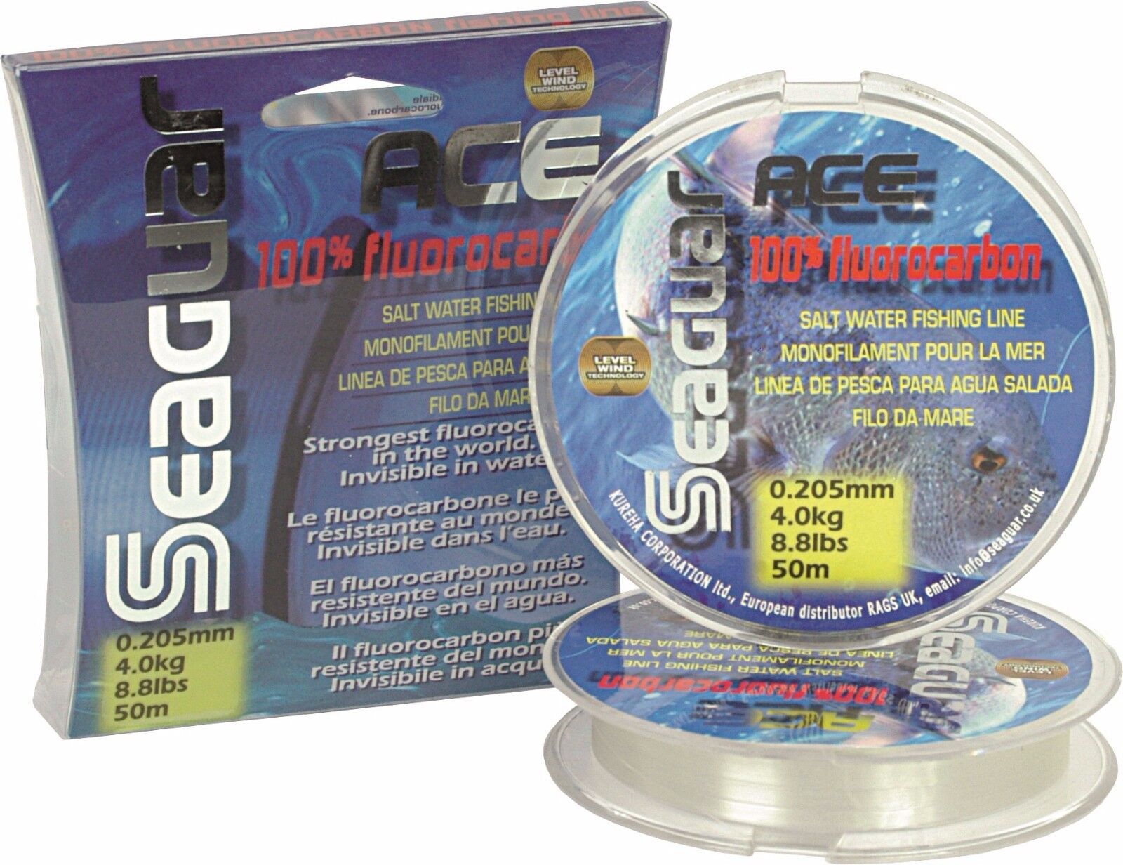 Filo COLMIC - SEAGUAR ACE  30mt - Ø 0.62