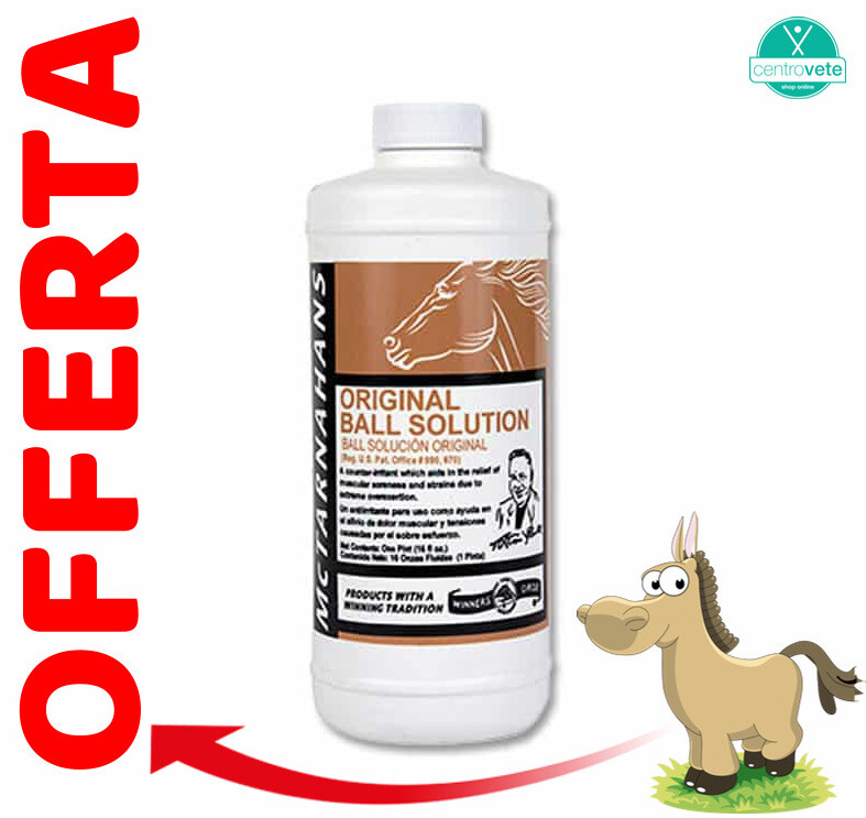 ORIGINAL BALL SOLUTION 500 ml per CAVALLI → Cure le Infiammazione dei Muscoli