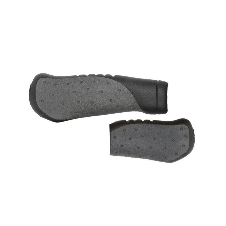coppia manopole city mtb grip shift 135 / 92 mm nero VELO bici mtb