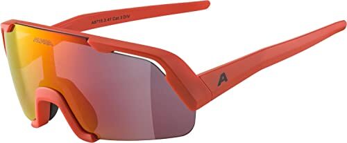 ALPINA Rocket Youth, Sunglasses Unisex Adulto, Pumkin-orange Matt, Taglia unica