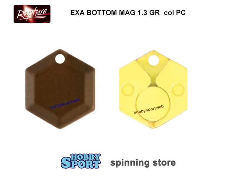 HEXA BOTTOM MAG 1,3 gr COLORE PC PELLET YELLOW RAPTURE SPOON TROUT AREA 18808508