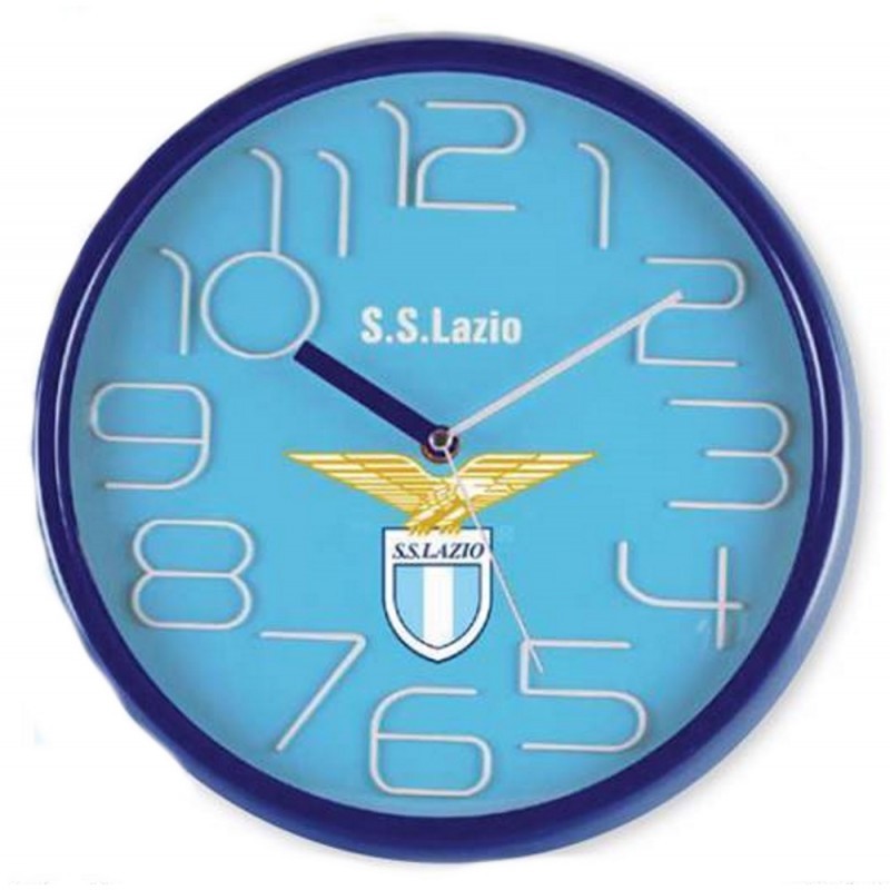 Orologio da parete Abs moto continuo SS Lazio Cm. 30