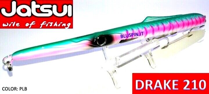 JATSUI DRAKE 210 Skipping Lure “Floating“210mm 30g (ARMATURA PASSANTE) COL. PLB