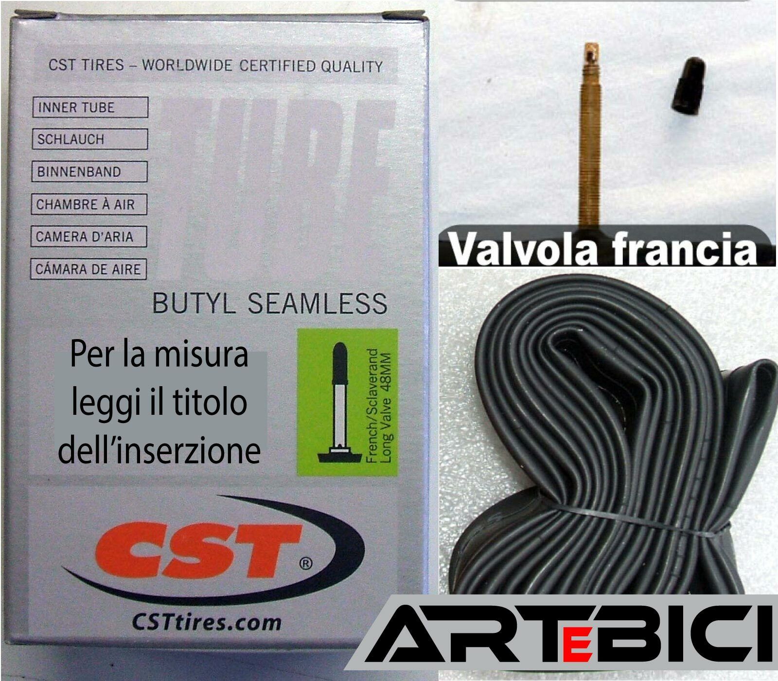 Camera d'aria bici MTB 27,5"x 1.40 (ETRTO 37-584),valvola francia 48mm