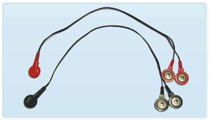 ^btn Coppia Sdoppiatori clip bottone 4mm raddoppiare elettrodi elettrostimolator