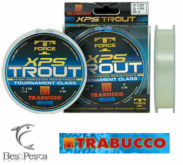 Filo da Pesca TRABUCCO TROUT COMPETITION 150mt - 0,18