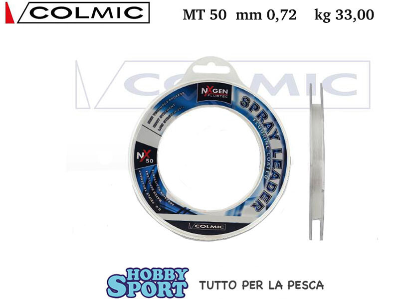 FILO SPRAY LEADER DIAM 0,72 MM X TERMINALI TRAINA TEST 33 KG  MARE NYSP0720