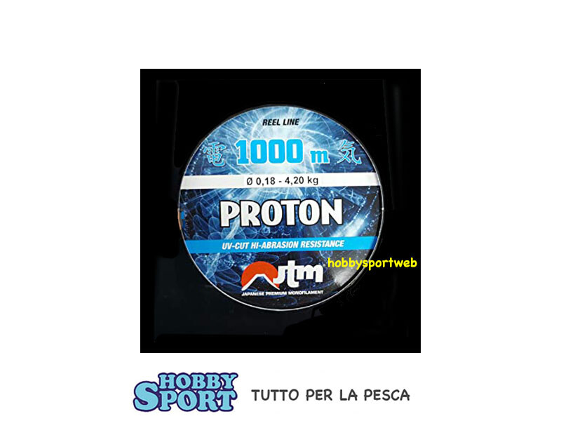 FILO PROTON JTM 0,18 MM - 1000 MT per MULINELLO TROTA LAGO  BOLOGNESE