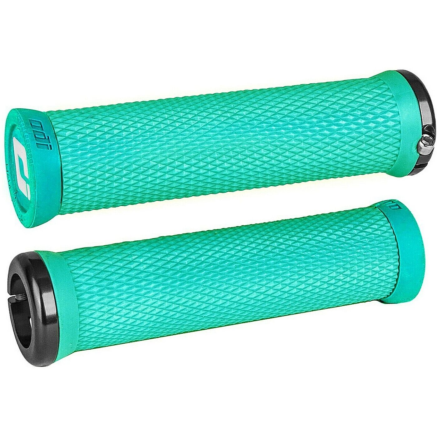 Manopole mtb odi elite motion lock-on 2.1 menta morsetti neri 130mm Bici