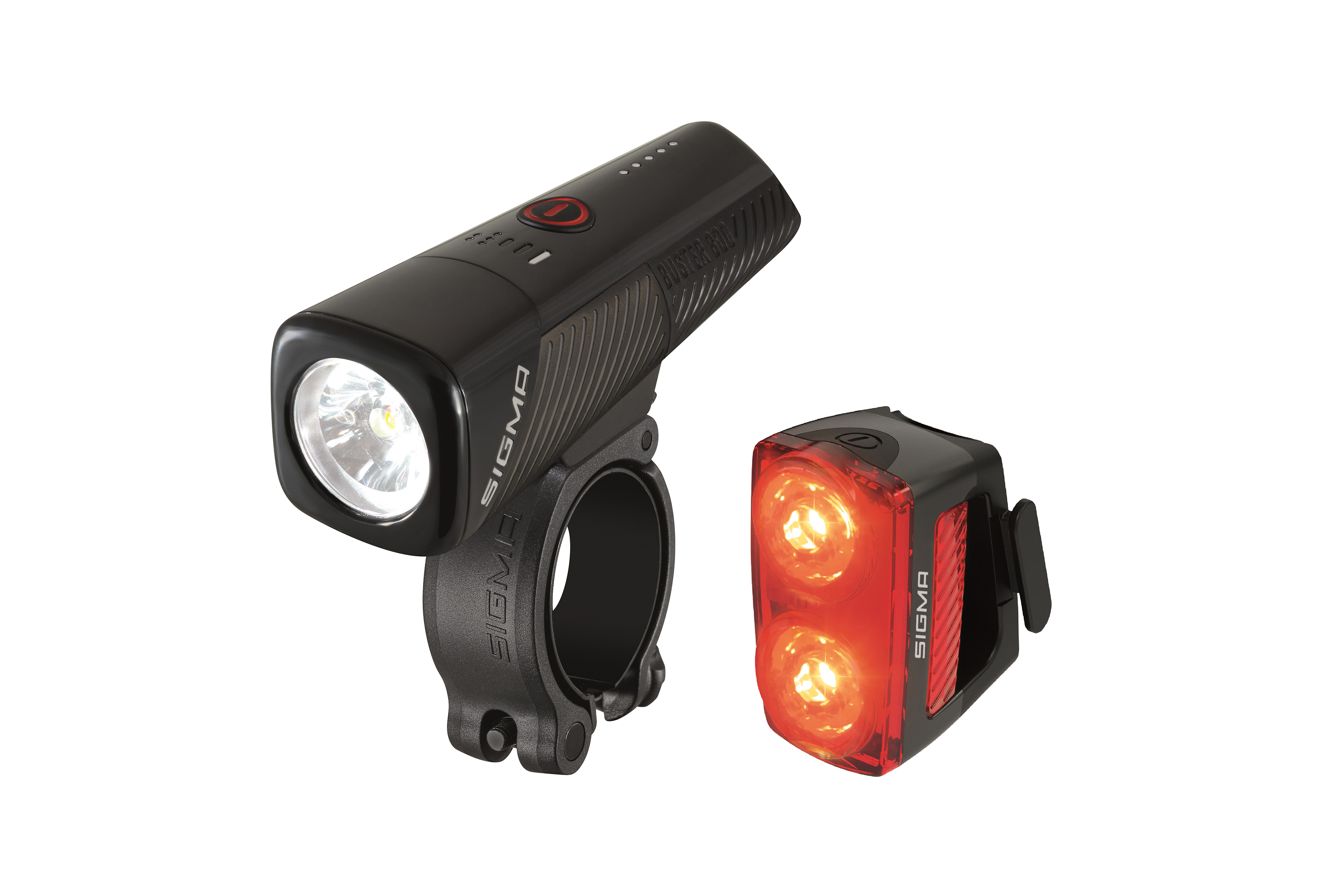 SIGMA Kit luci per bicicletta BUSTER 800 RL150