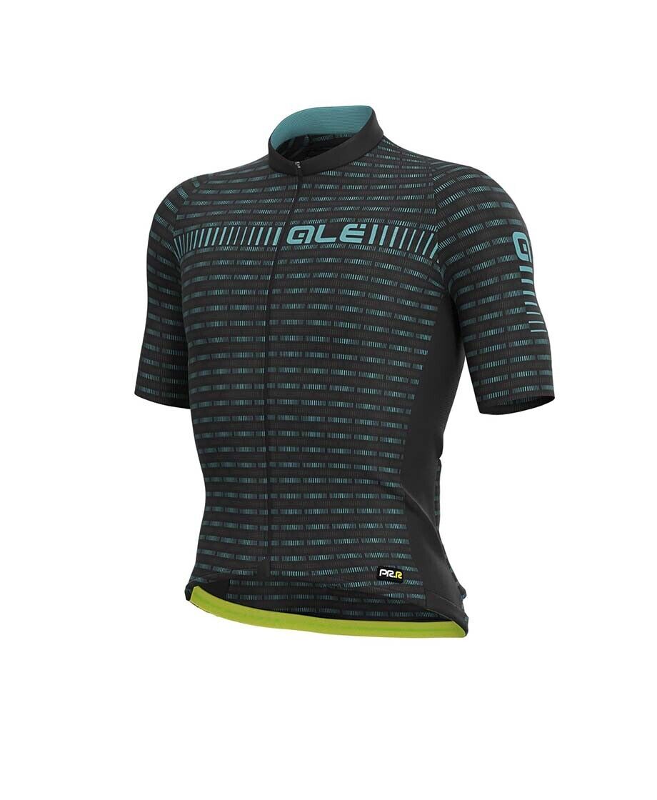 MAGLIA ALE GREEN ROAD GRAPHICS PRR NERO-TURCHESE M - ALE_L2011_2513_TU_M