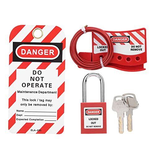 Lockout Tagout Lock Kit Electric Lockout/TAGOUT KIT Set di Blocco (o1X)