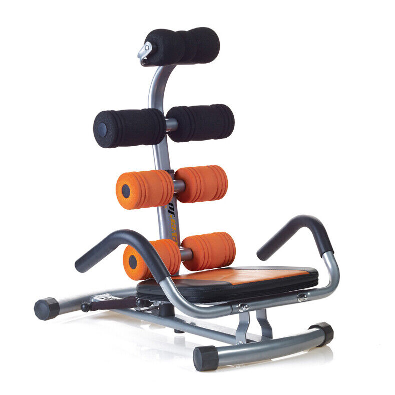 Everfit AB-SMART Attrezzo per addominali panca ergonomica ampia seduta imbottita