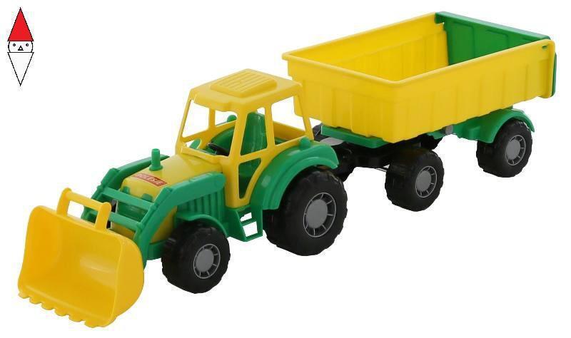 GIOCO ESTIVO POLESIE MASTER TRACTOR WITH TRAILER NO. 1 AND SHOVEL