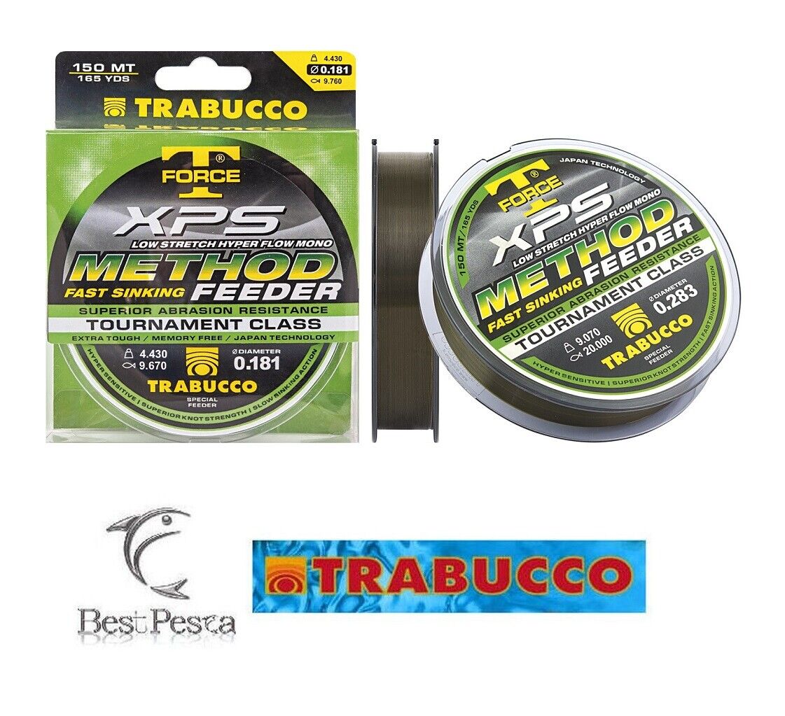 Filo da Pesca - TRABUCCO XPS METHOD FEEDER 150mt - 0,221 - carico 6,42 Kg
