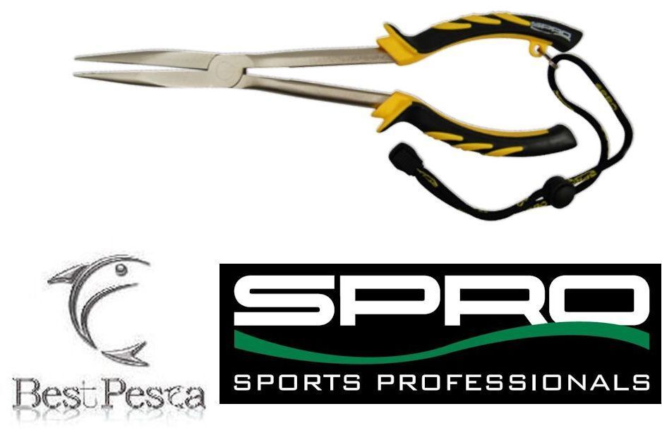 FASSA  - SPRO - PINZA A BECCO EXTRA LONG - 28 cm INOX