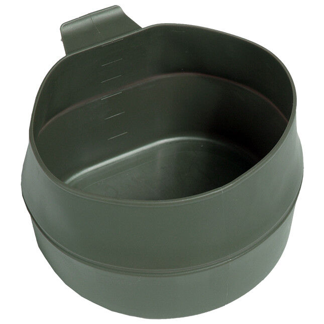 Mil-Tec Fold-A-Cup 0.2L Collapsible Caccia Pesca Mug Pieghevole Coppa Acqua Oliv
