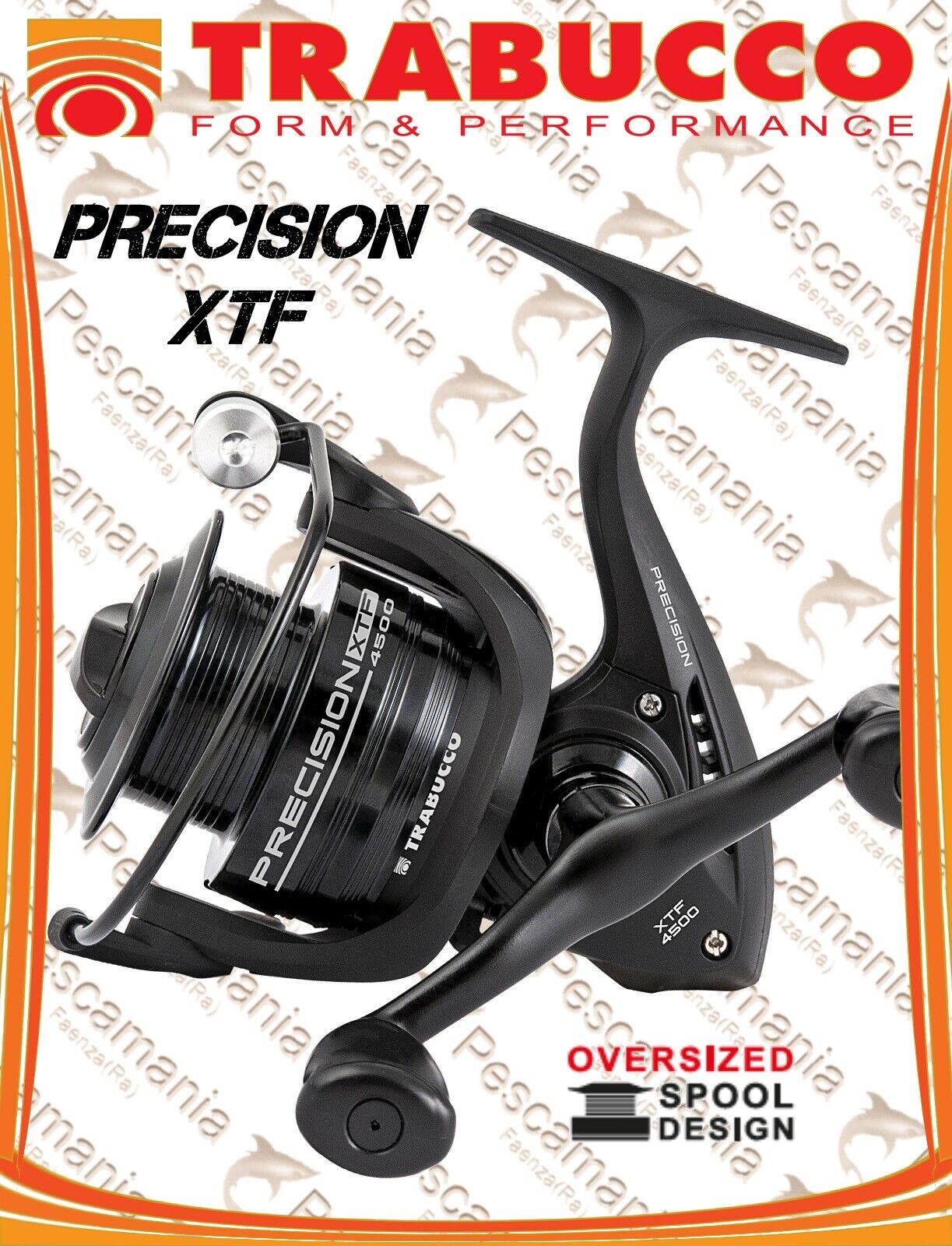 Mulinello Trabucco PRECISION XTF 4500 Oversized Spool spinning bolo feeder