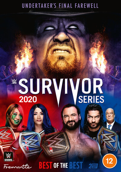 WWE: Survivor Series 2020 (DVD) Undertaker Drew McIntyre Roman Reigns Asuka