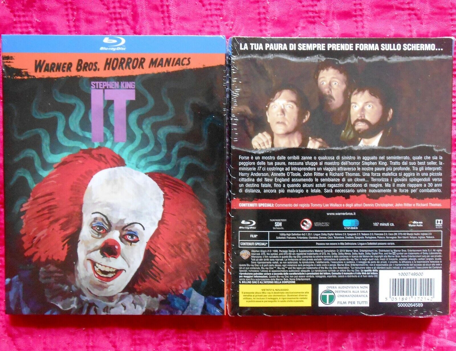 it stephen king blu ray rare horror collection tommy lee wallace richard  thomas