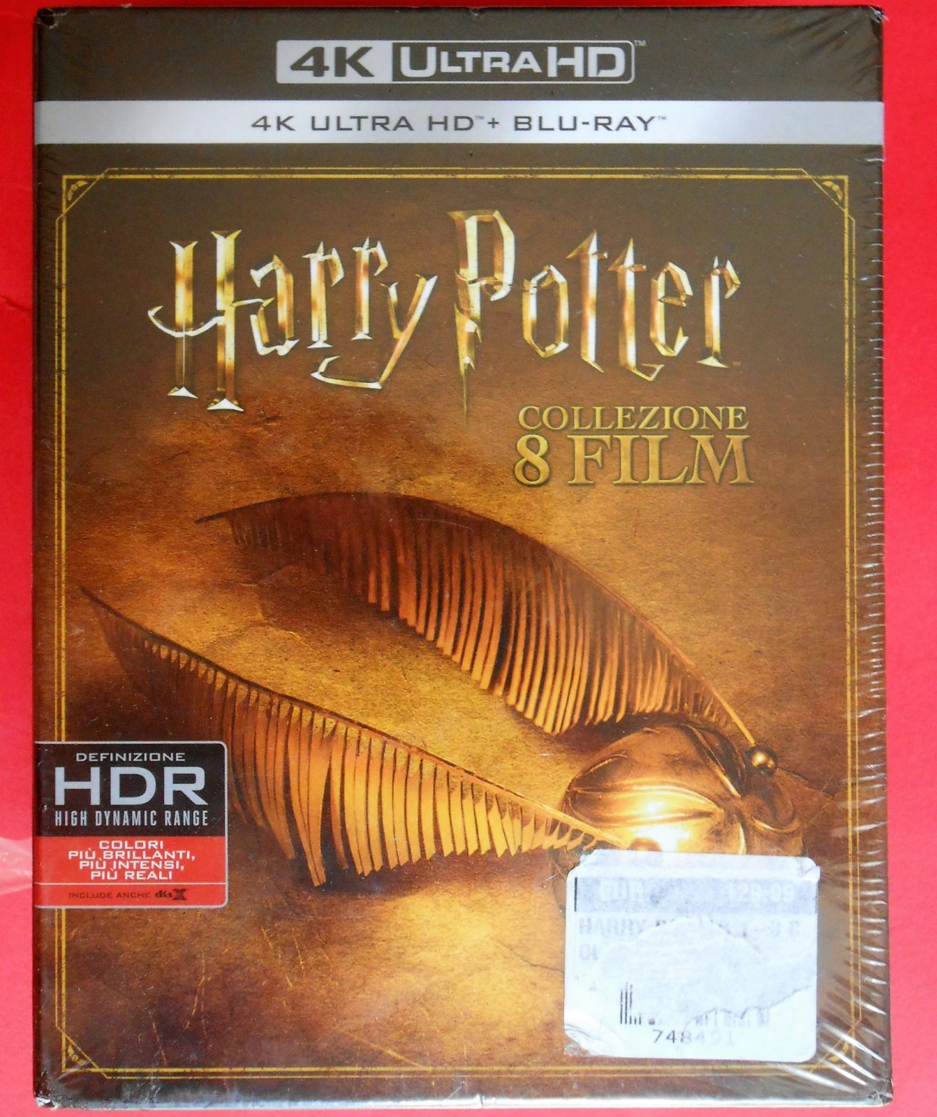 harry potter rare box set 16 disc set blu ray + 4k complete collection radcliffe