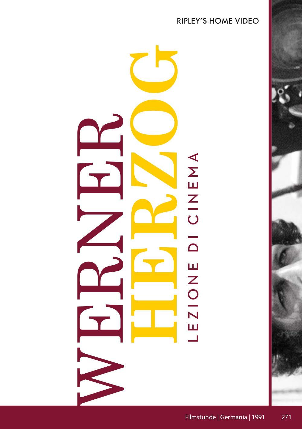 Werner Herzog - Lezione Di Cinema (2 Dvd) (Regione 2 PAL) - Werner Herzog
