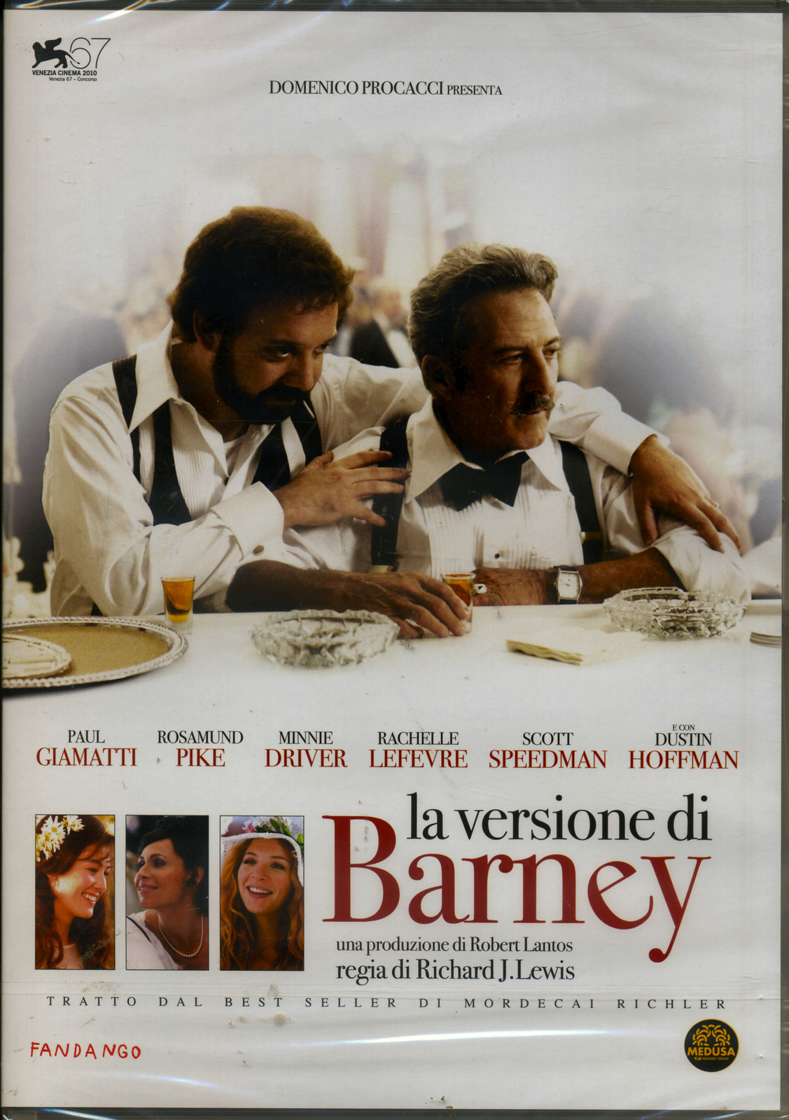 LA VERSIONE DI BARNEY con DUSTIN HOFFMAN - DVD NUOVO