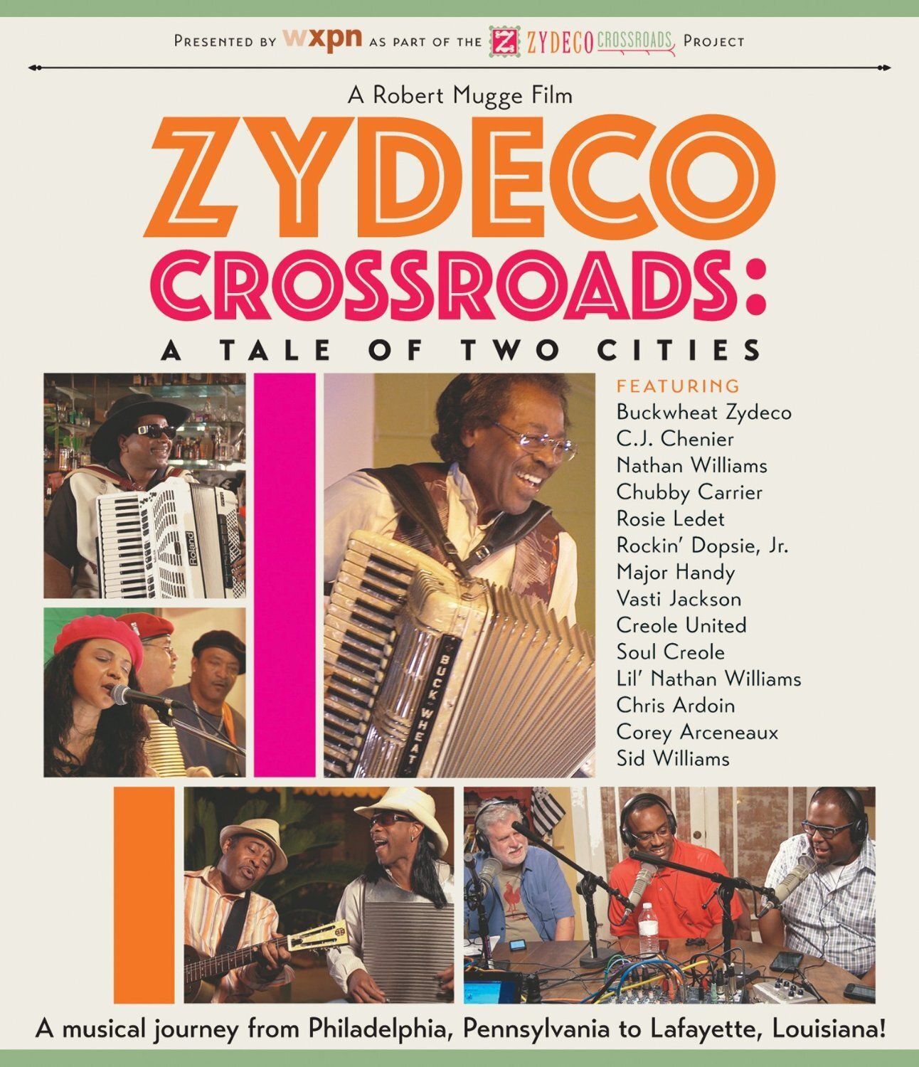 Zydeco Crossroads: A Tale Of Two Cities (Blu-ray) Various Artists