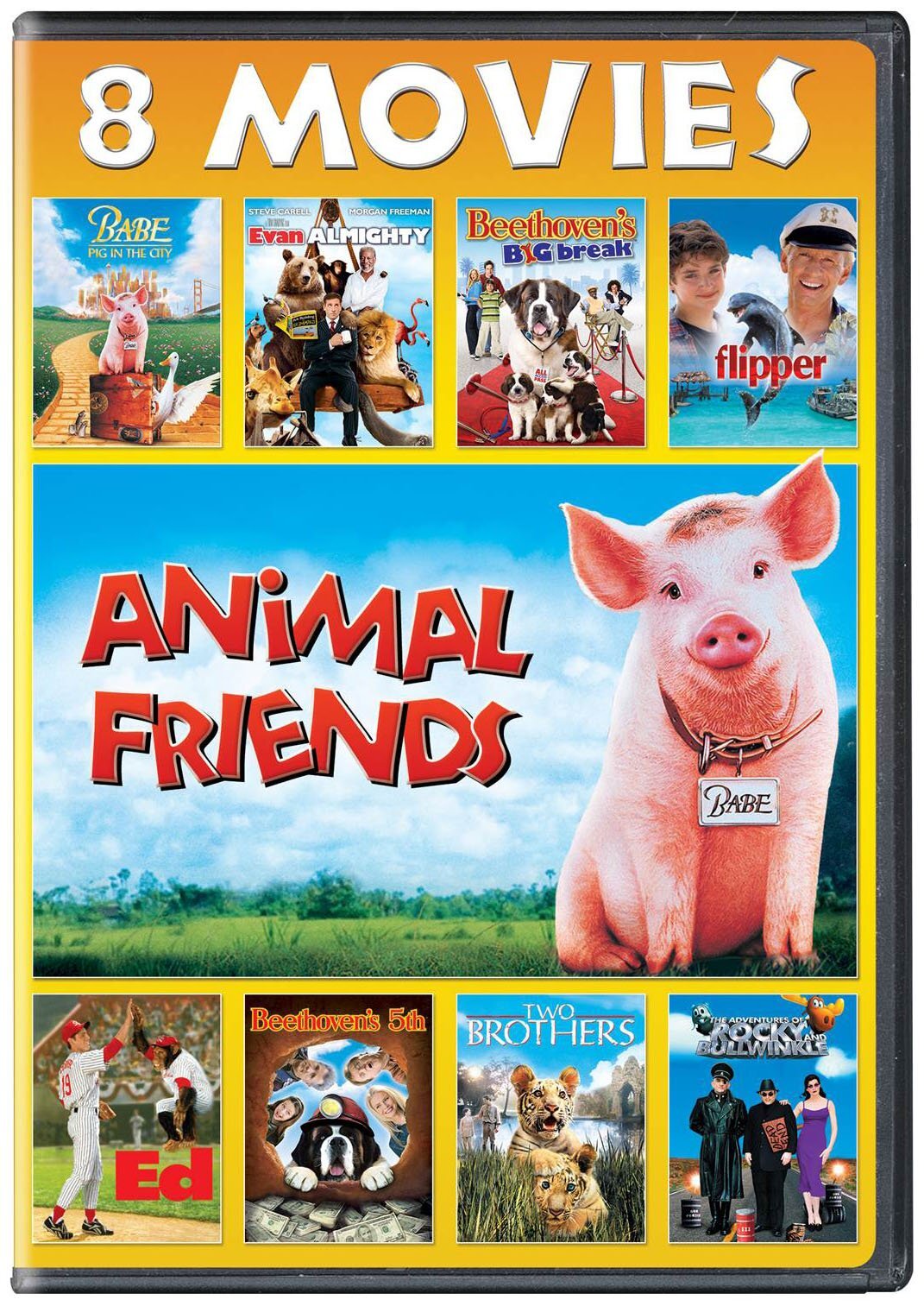 Animal Friends 8-Movie Collection (DVD) James Cromwell Dave Thomas Steve Carell