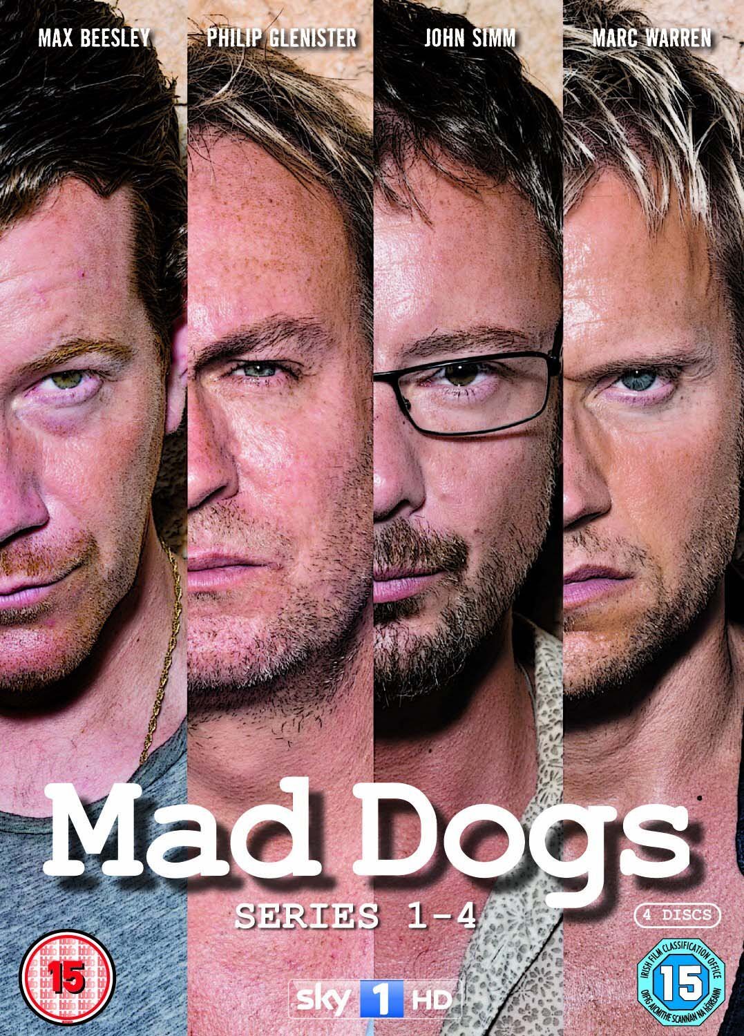Mad Dogs - Series 1-4 Box Set (DVD) Max Beesley Philip Glenister John Simm